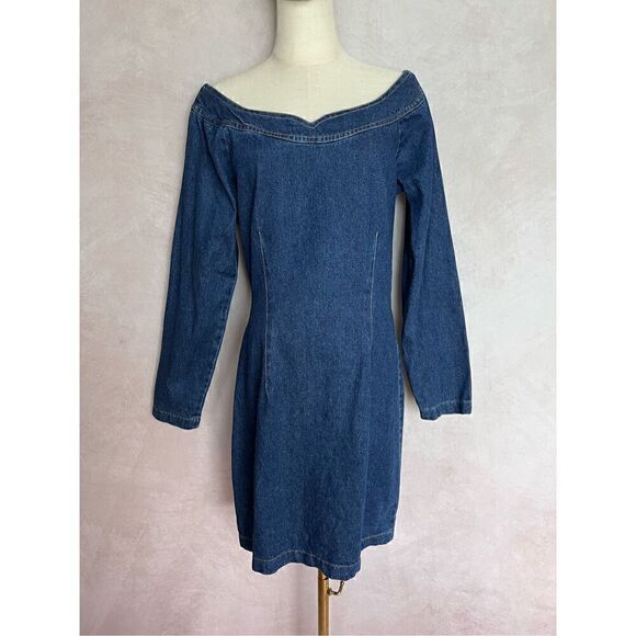 80s Jean Dress - Picture 1 of 5